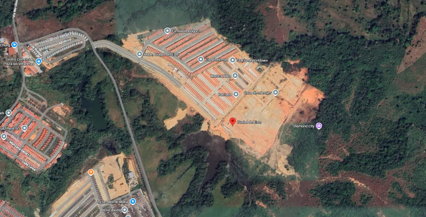 Mapa de Ubicación Ciudad del Este