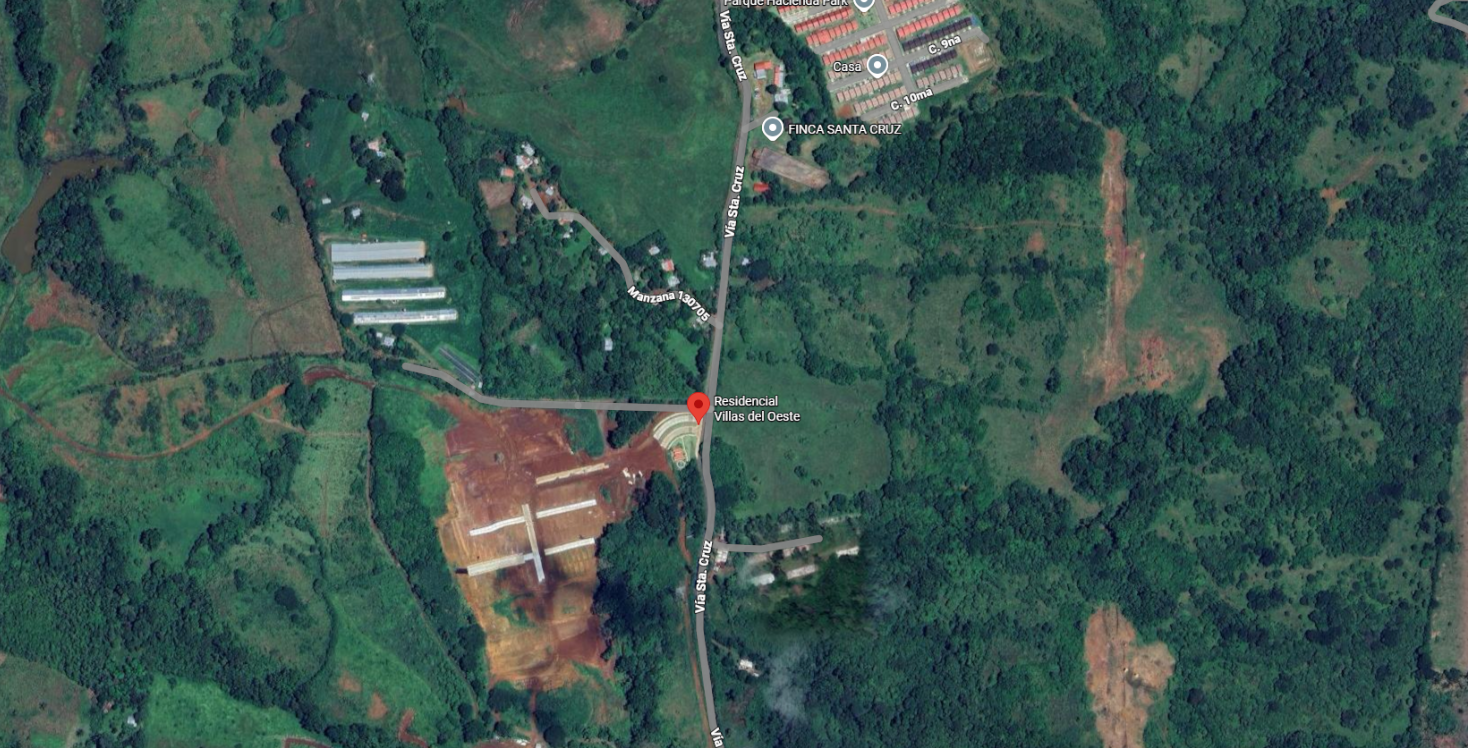 Mapa de Ubicación Villas del Oeste