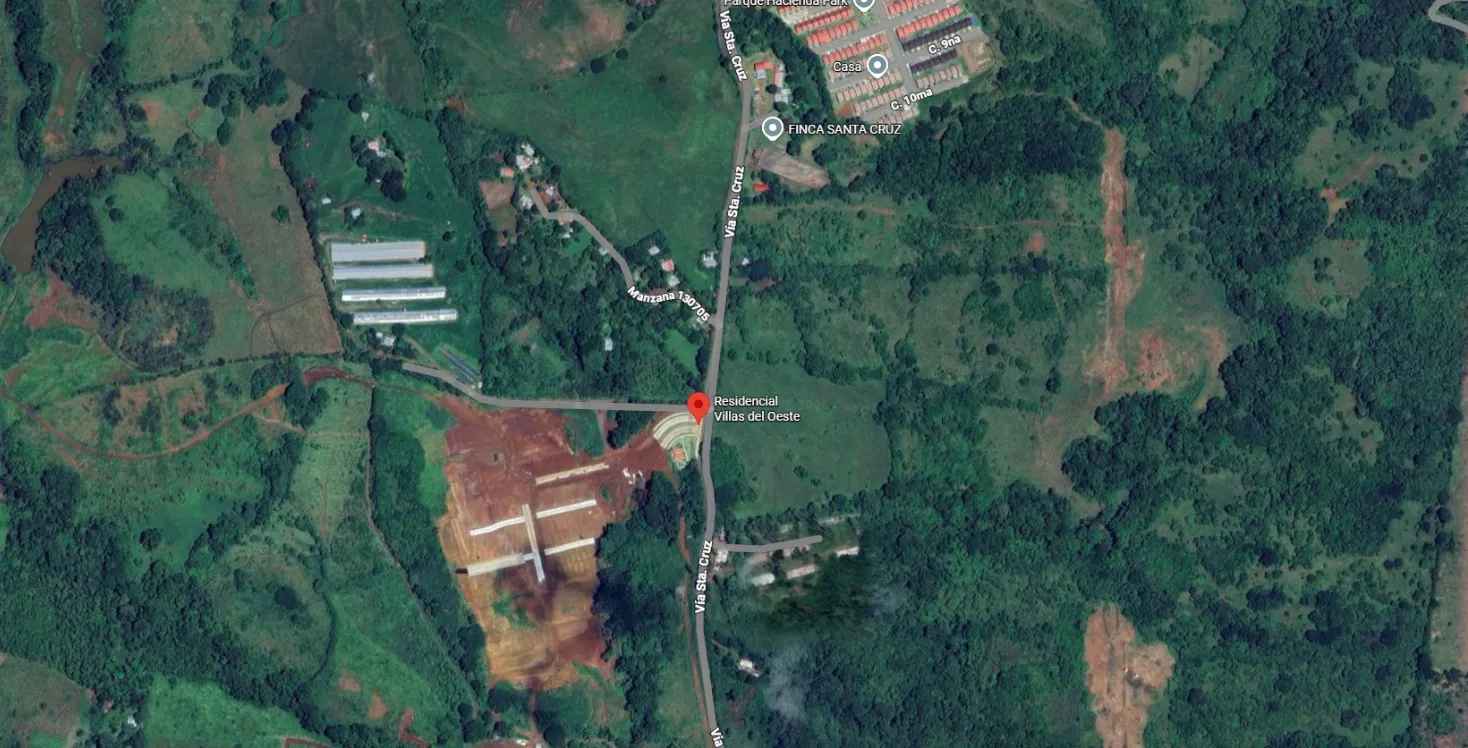 Mapa de Ubicación Villas del Oeste
